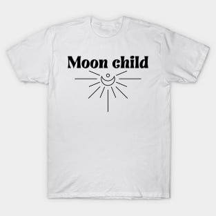 Moon Child with a crescent moon T-Shirt
